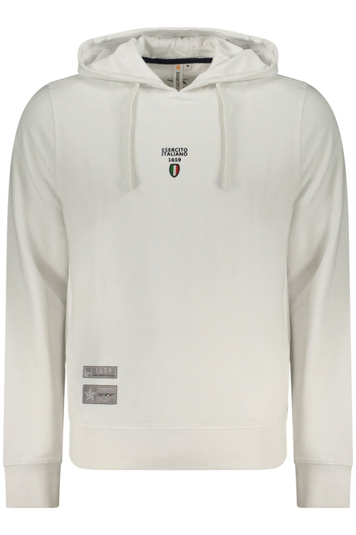 ACCADEMIA MILITARE FELPA SENZA ZIP UOMO BIANCO - Grandi Firme Lab