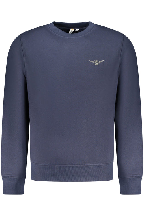 ACCADEMIA MILITARE FELPA SENZA ZIP UOMO BLU - Grandi Firme Lab