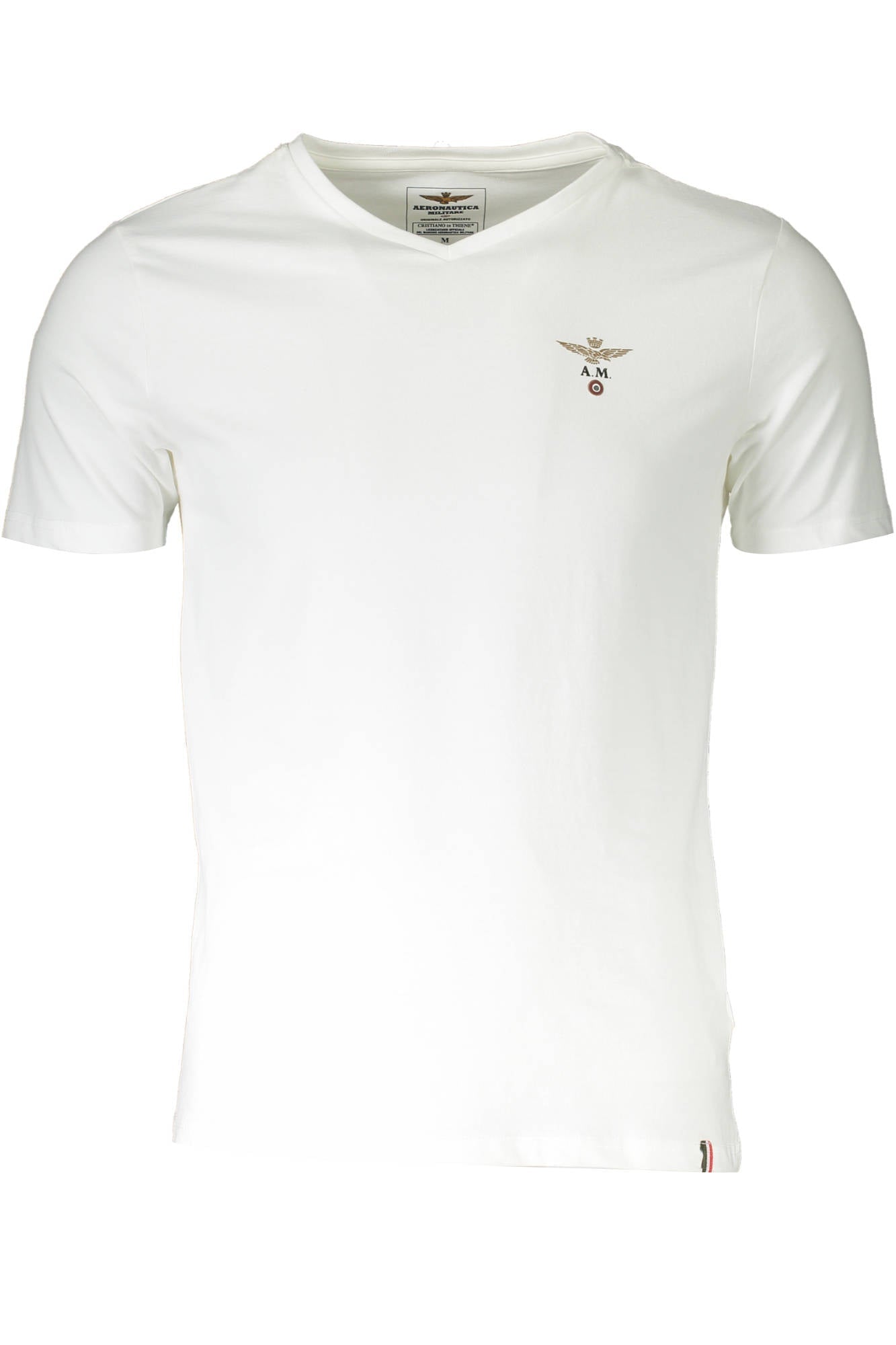 AERONAUTICA MILITARE T-SHIRT ESTERNABILE UOMO BIANCO - Grandi Firme Lab
