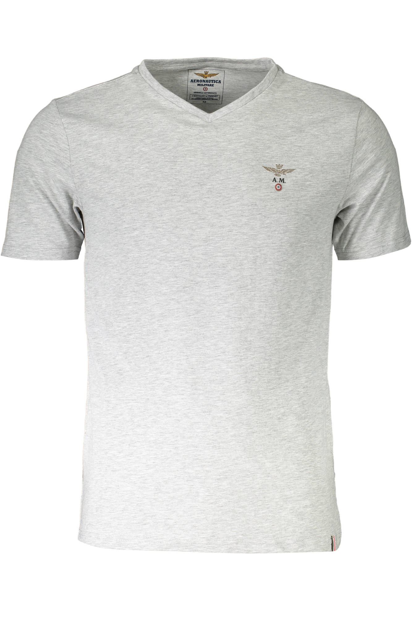 AERONAUTICA MILITARE T-SHIRT ESTERNABILE UOMO GRIGIO - Grandi Firme Lab