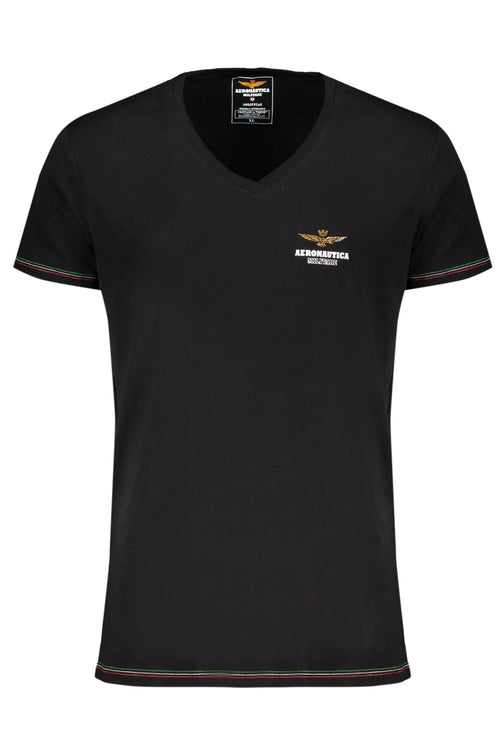 AERONAUTICA MILITARE T-SHIRT ESTERNABILE UOMO NERO - Grandi Firme Lab