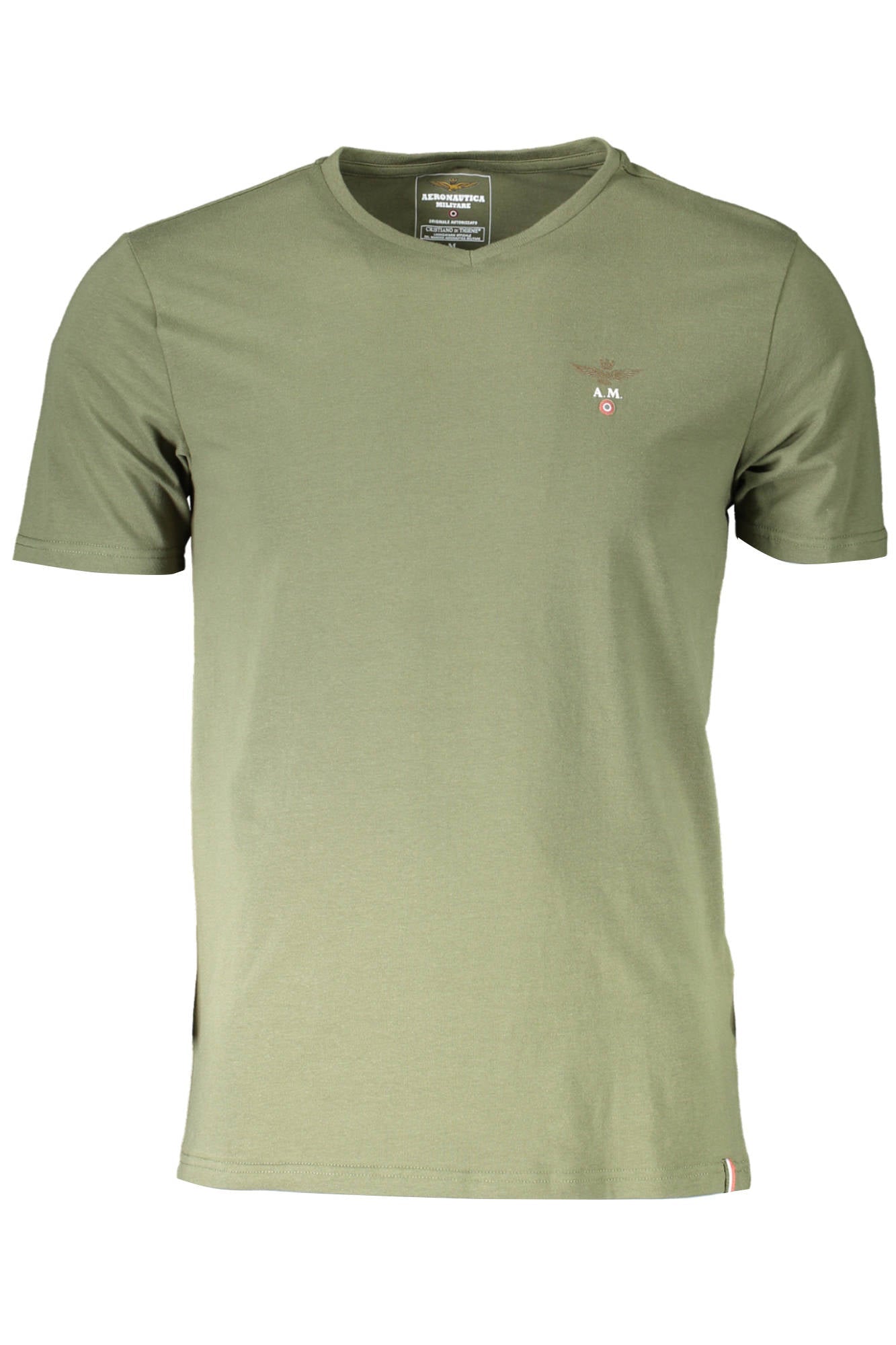 AERONAUTICA MILITARE T-SHIRT ESTERNABILE UOMO VERDE - Grandi Firme Lab