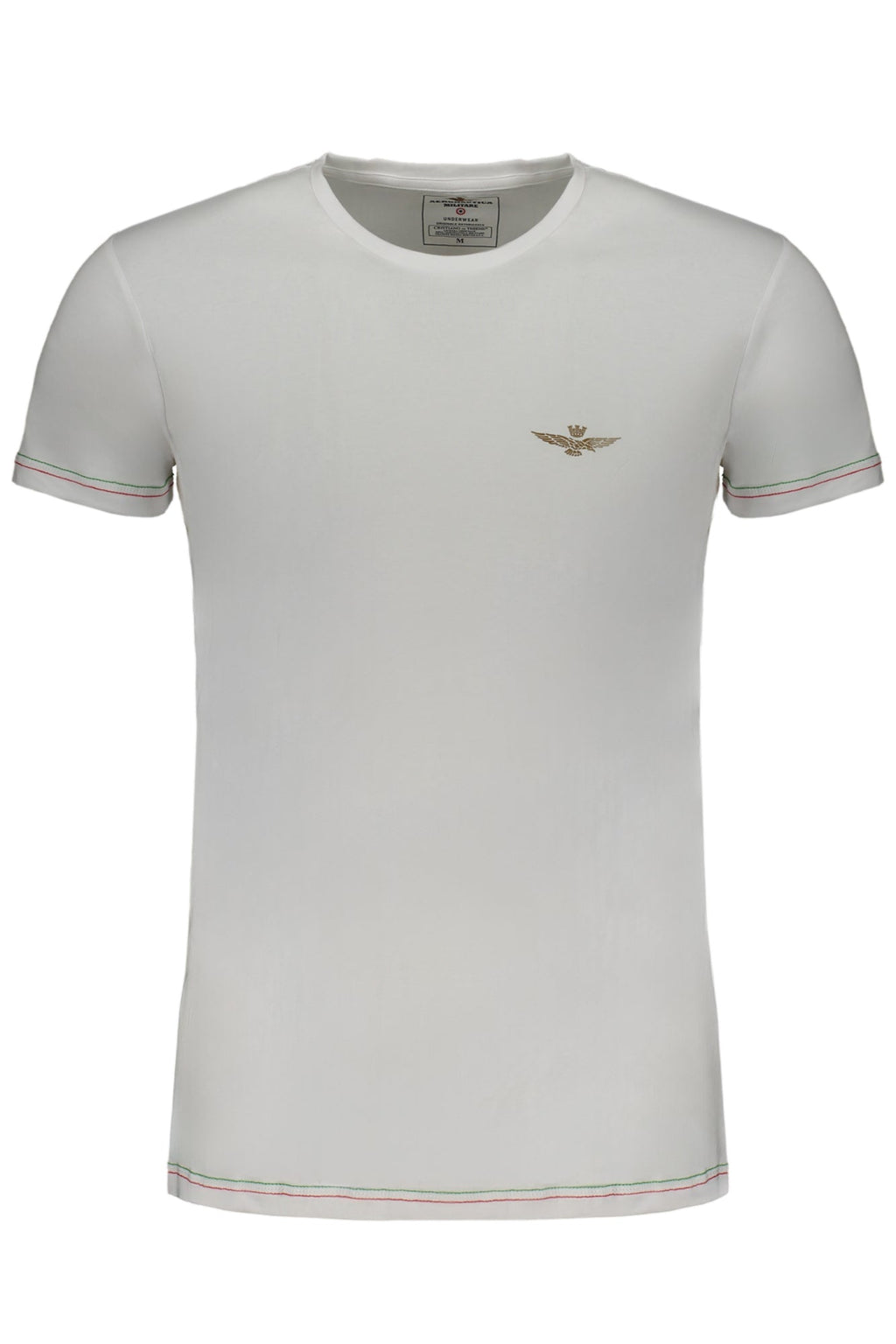 AERONAUTICA MILITARE T-SHIRT MANICHE CORTE UOMO BIANCO - Grandi Firme Lab