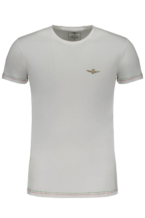 AERONAUTICA MILITARE T-SHIRT MANICHE CORTE UOMO BIANCO - Grandi Firme Lab