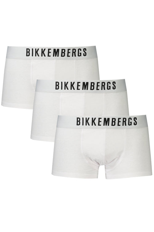 BIKKEMBERGS BOXER UOMO BIANCO - Grandi Firme Lab