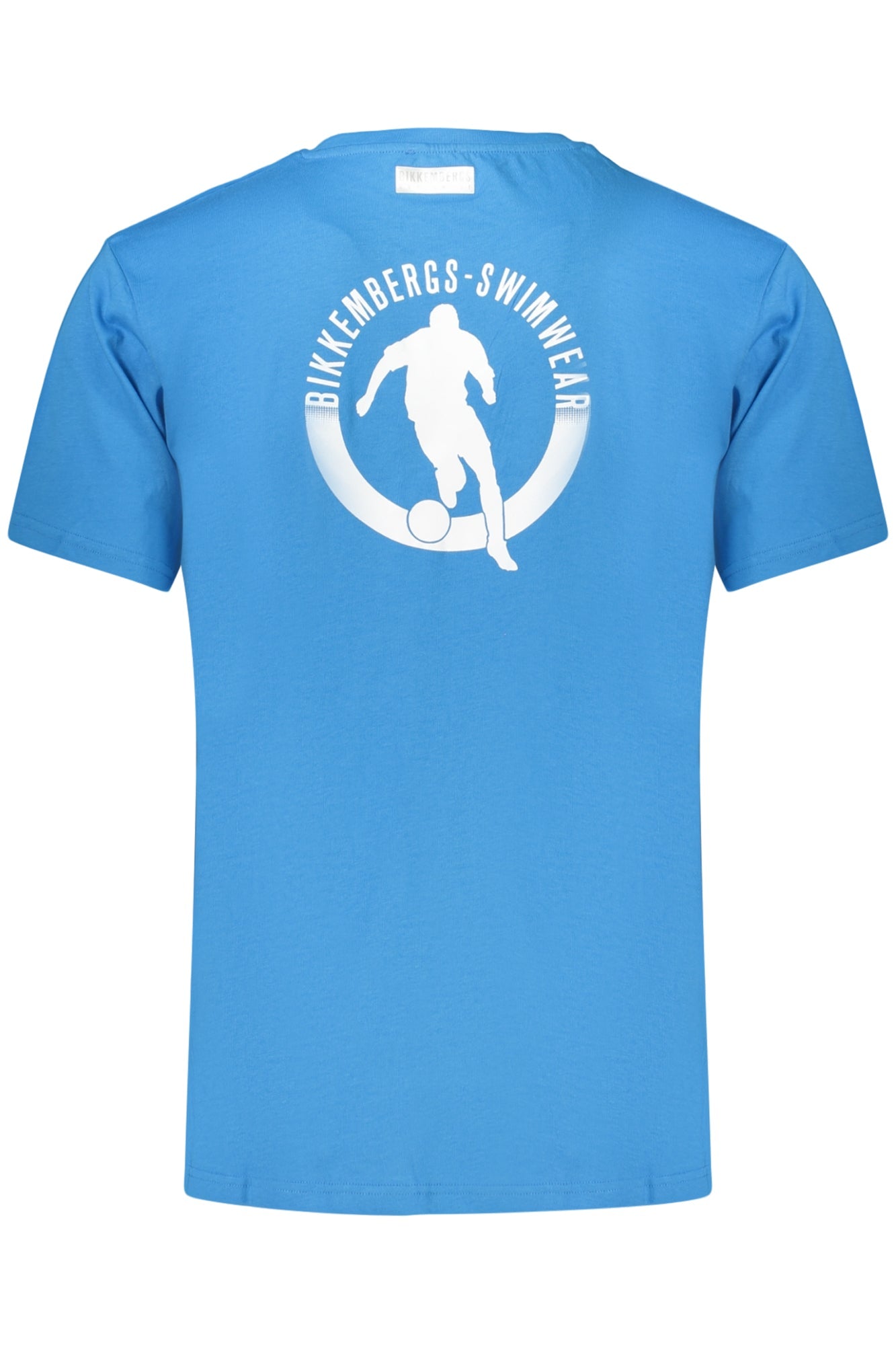 BIKKEMBERGS T - SHIRT MANICHE CORTE UOMO AZZURRO - Grandi Firme Lab