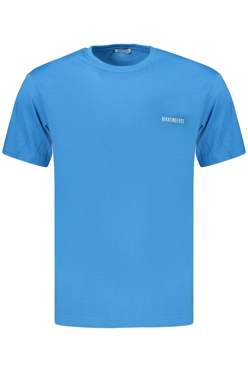 BIKKEMBERGS T - SHIRT MANICHE CORTE UOMO AZZURRO - Grandi Firme Lab