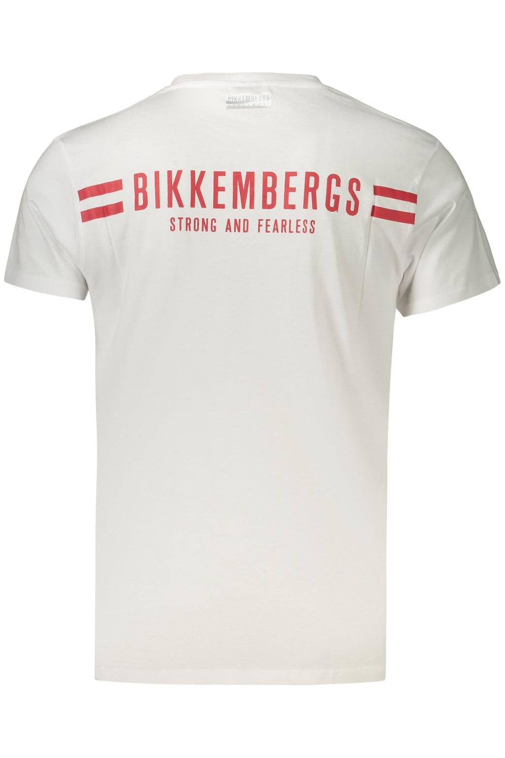BIKKEMBERGS T - SHIRT MANICHE CORTE UOMO BIANCO - Grandi Firme Lab