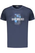 BIKKEMBERGS T - SHIRT MANICHE CORTE UOMO BLU - Grandi Firme Lab