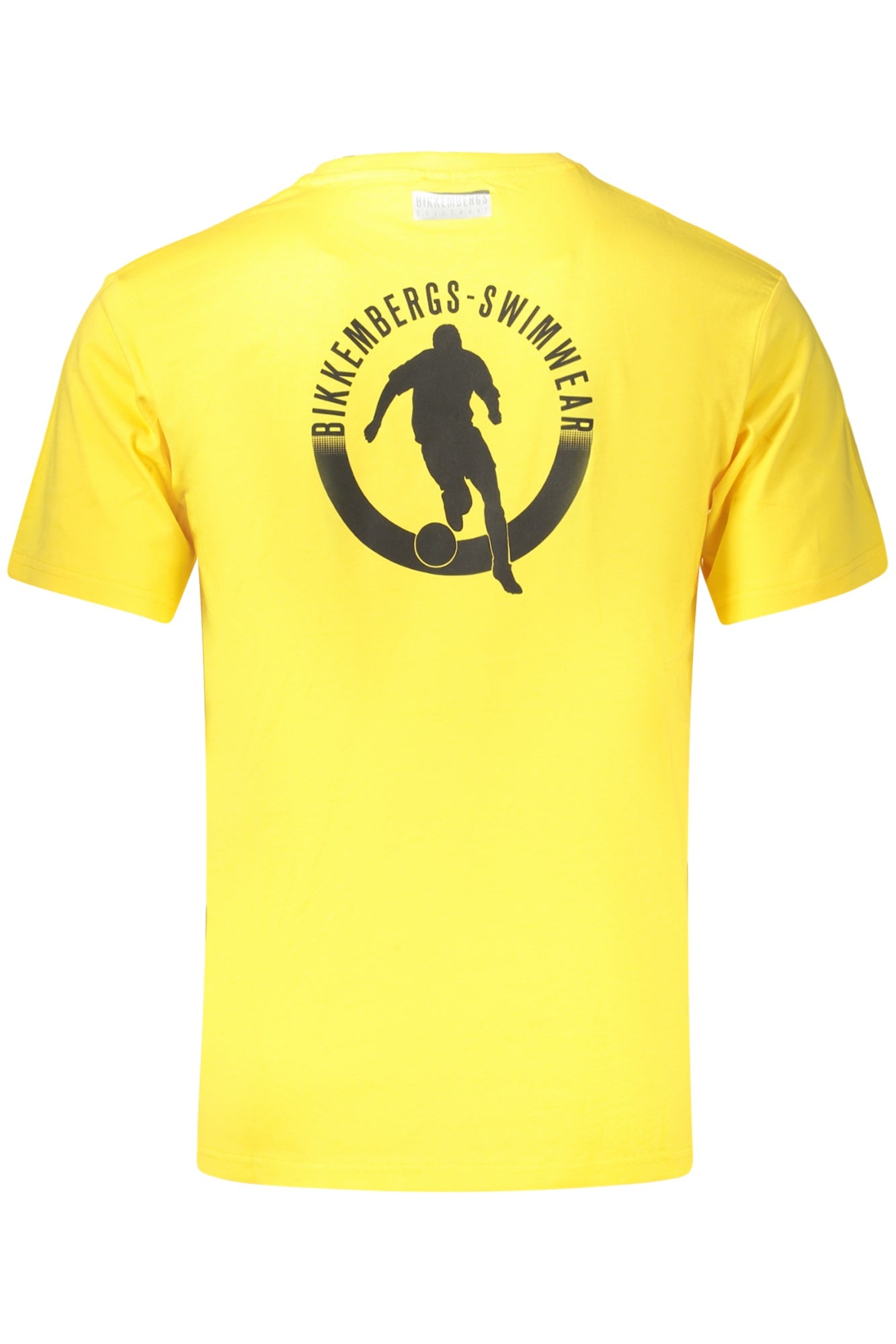 BIKKEMBERGS T - SHIRT MANICHE CORTE UOMO GIALLO - Grandi Firme Lab