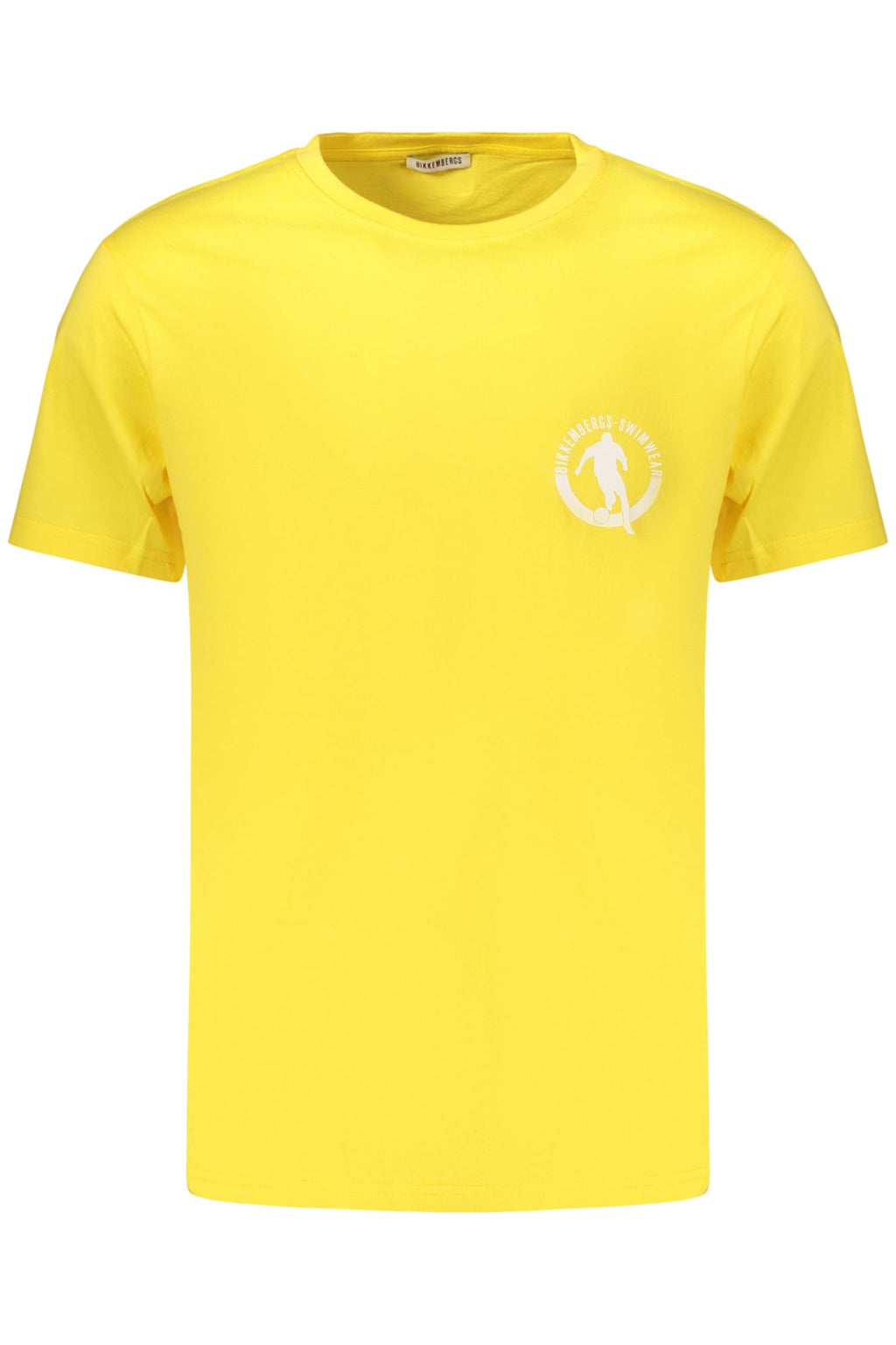 BIKKEMBERGS T - SHIRT MANICHE CORTE UOMO GIALLO - Grandi Firme Lab