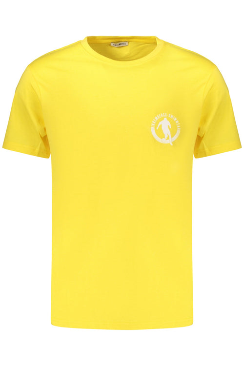 BIKKEMBERGS T - SHIRT MANICHE CORTE UOMO GIALLO - Grandi Firme Lab