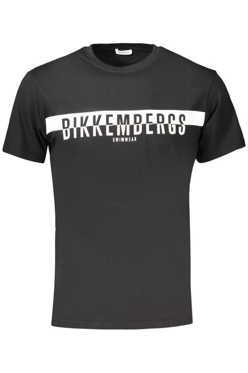 BIKKEMBERGS T - SHIRT MANICHE CORTE UOMO NERO - Grandi Firme Lab