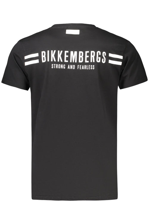 BIKKEMBERGS T - SHIRT MANICHE CORTE UOMO NERO - Grandi Firme Lab