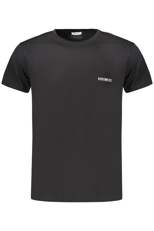 BIKKEMBERGS T - SHIRT MANICHE CORTE UOMO NERO - Grandi Firme Lab