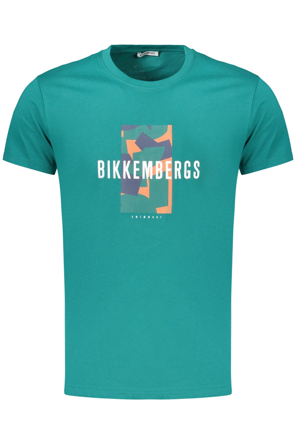 BIKKEMBERGS T - SHIRT MANICHE CORTE UOMO VERDE - Grandi Firme Lab
