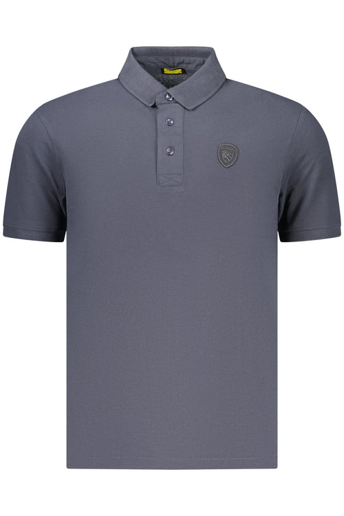 BLAUER APPAREL POLO MANICHE CORTE UOMO BLU - Grandi Firme Lab