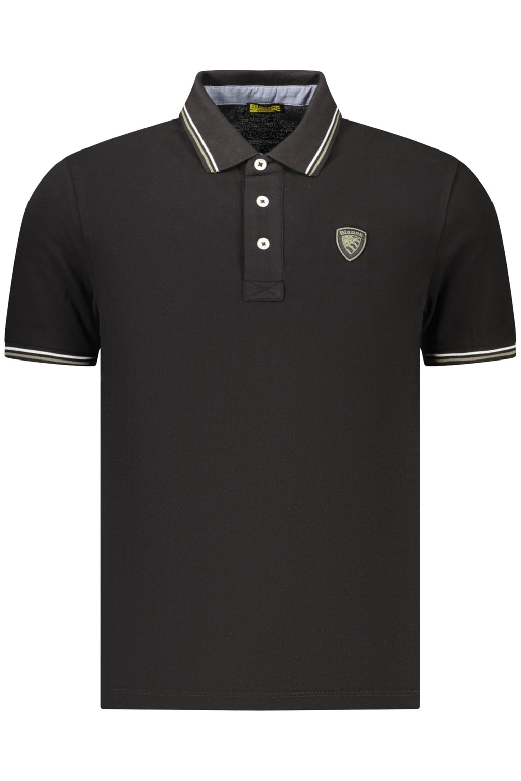 BLAUER APPAREL POLO MANICHE CORTE UOMO NERO - Grandi Firme Lab