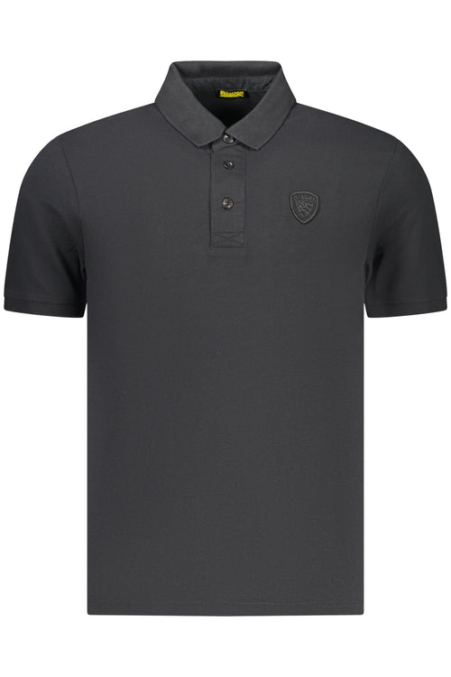 BLAUER APPAREL POLO MANICHE CORTE UOMO NERO - Grandi Firme Lab