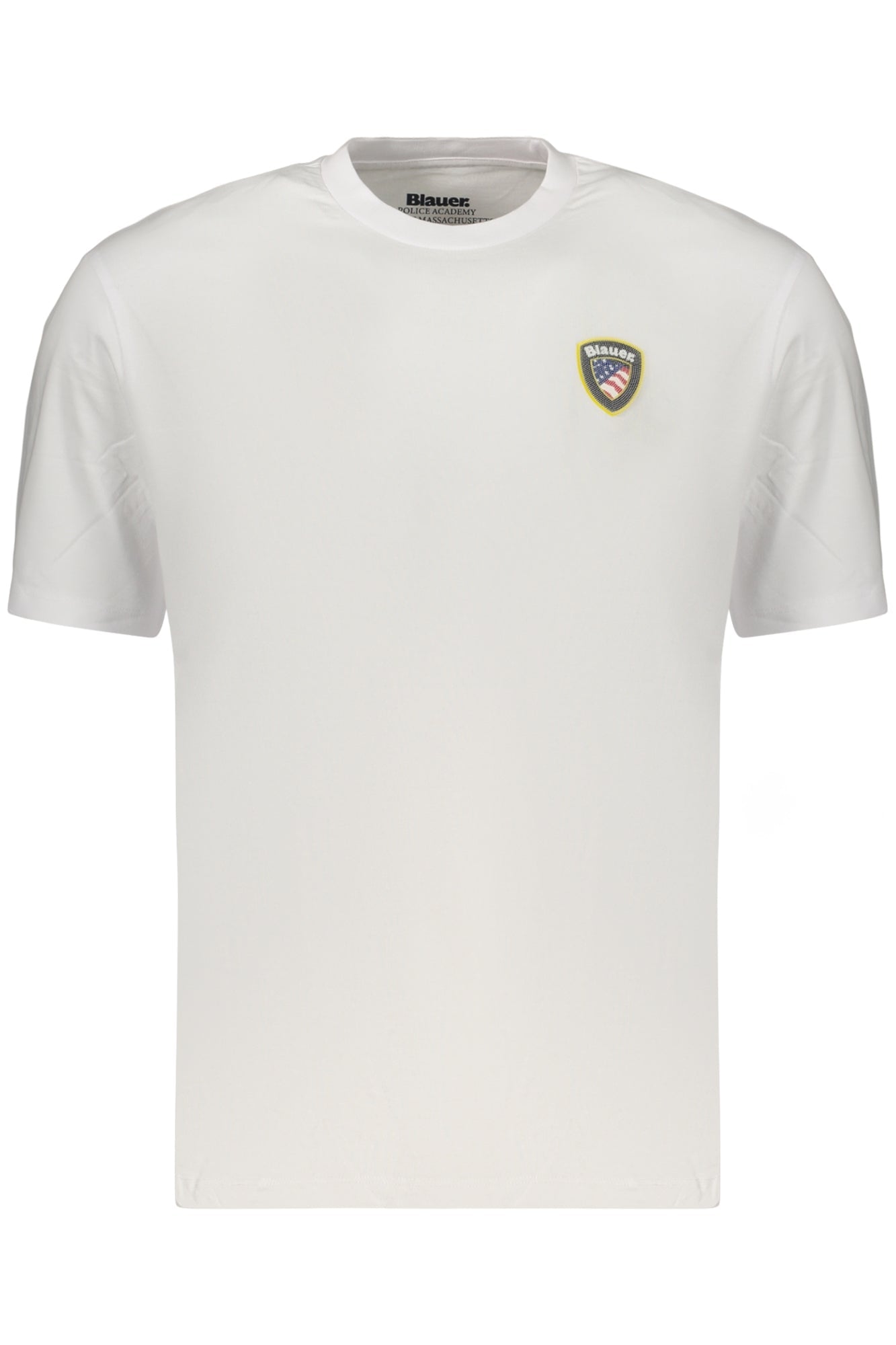 BLAUER APPAREL T-SHIRT MANICHE CORTE UOMO BIANCO - Grandi Firme Lab