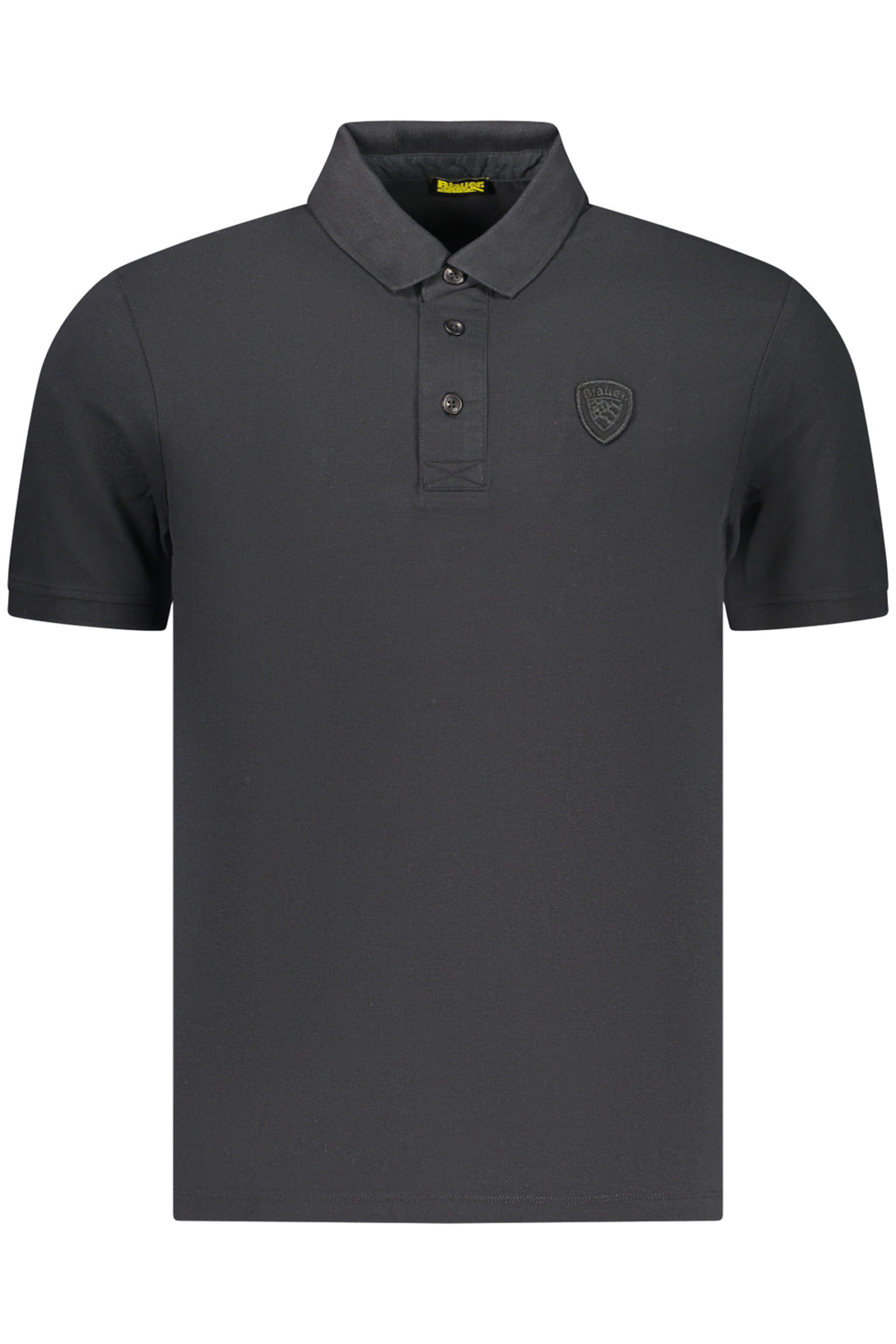 BLAUER APPAREL POLO MANICHE CORTE UOMO NERO