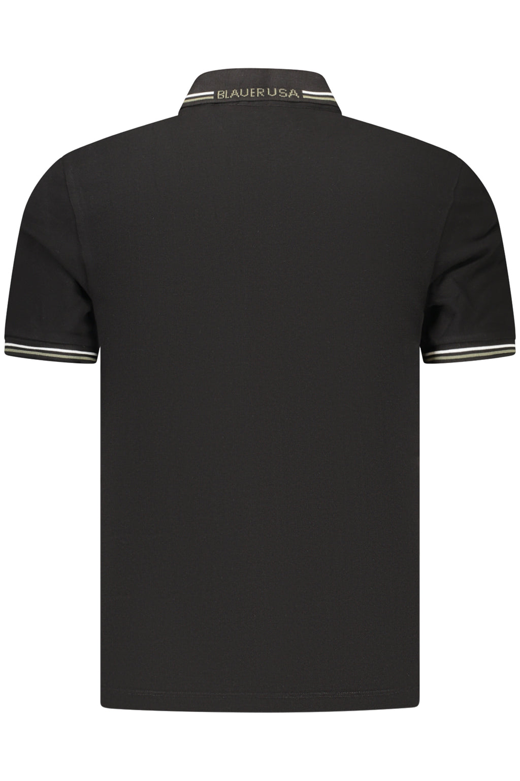 BLAUER APPAREL POLO MANICHE CORTE UOMO NERO