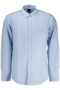 BOSS CAMICIA MANICHE LUNGHE UOMO AZZURRO - Grandi Firme Lab