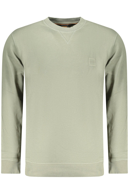 BOSS FELPA SENZA ZIP UOMO VERDE - Grandi Firme Lab