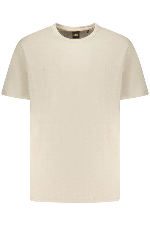 BOSS T-SHIRT MANICHE CORTE UOMO BEIGE - Grandi Firme Lab