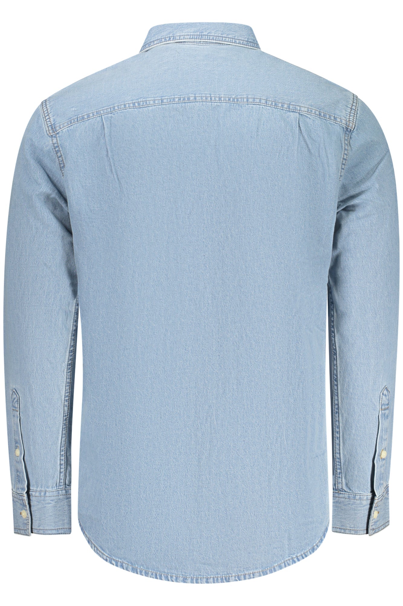 CALVIN KLEIN CAMICIA MANICHE LUNGHE UOMO AZZURRO - Grandi Firme Lab