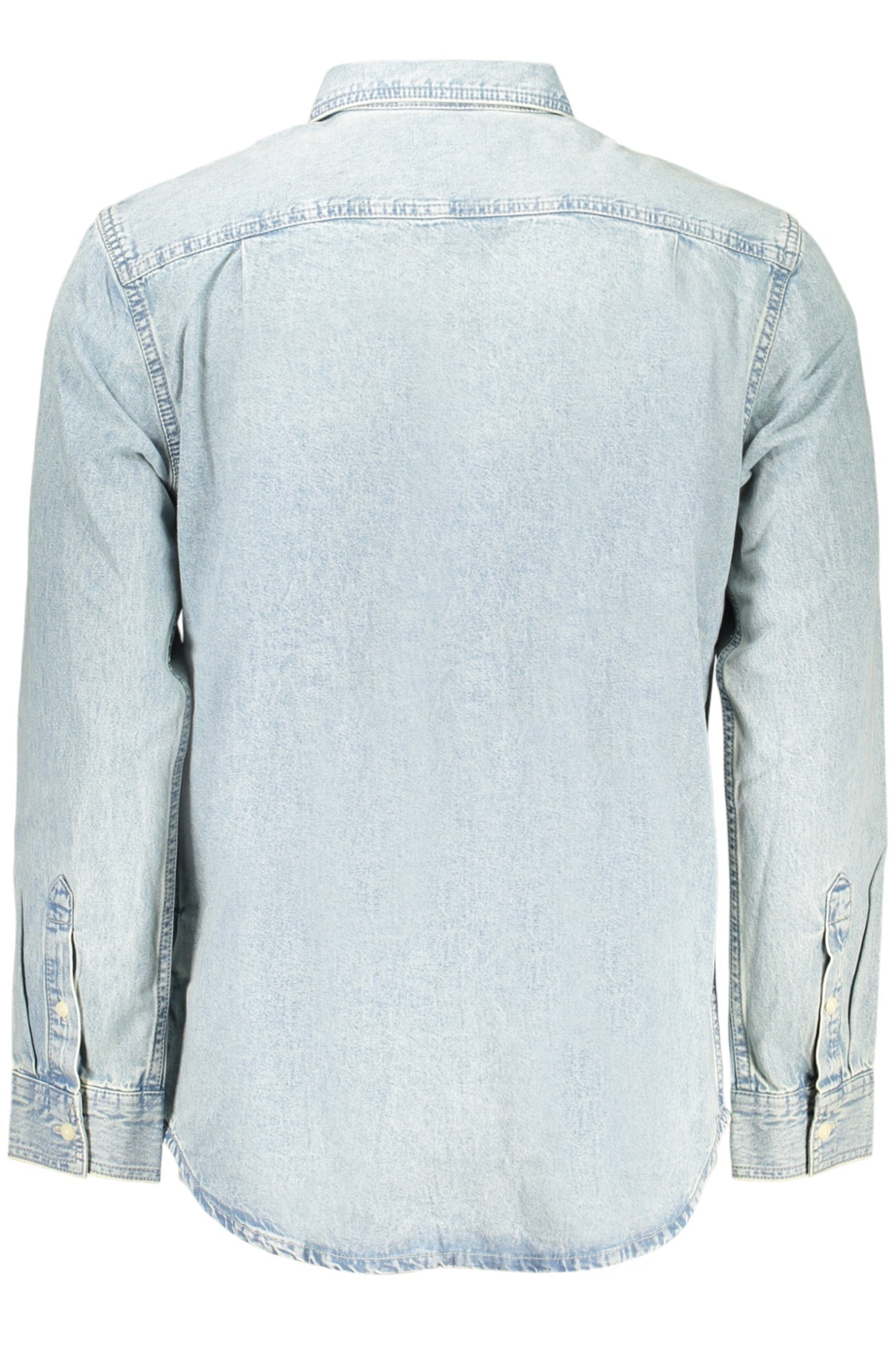 CALVIN KLEIN CAMICIA MANICHE LUNGHE UOMO AZZURRO - Grandi Firme Lab