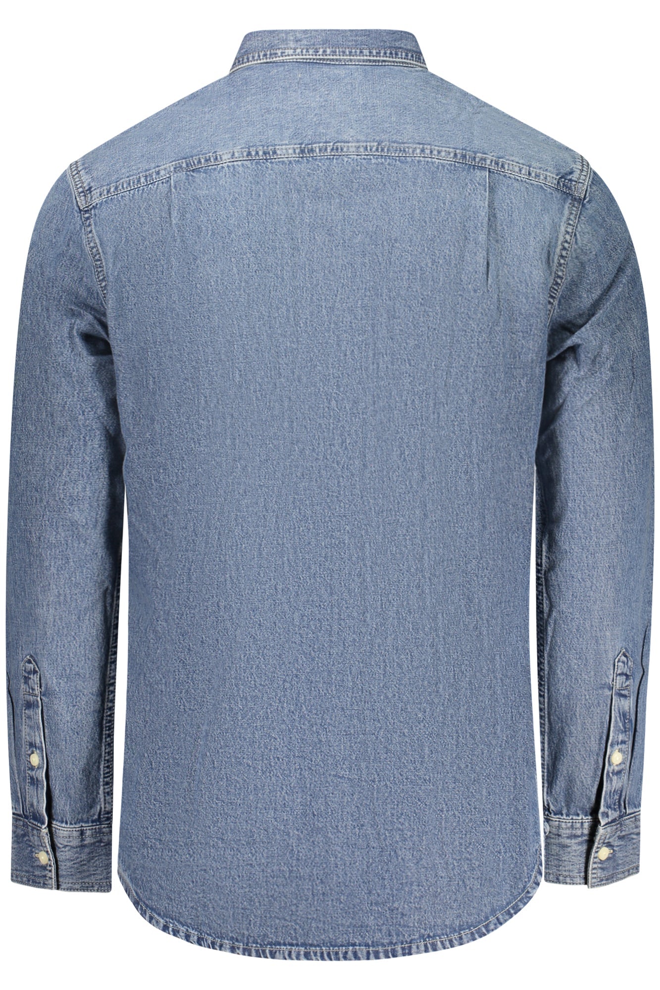 CALVIN KLEIN CAMICIA MANICHE LUNGHE UOMO BLU - Grandi Firme Lab