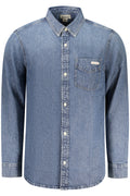 CALVIN KLEIN CAMICIA MANICHE LUNGHE UOMO BLU - Grandi Firme Lab