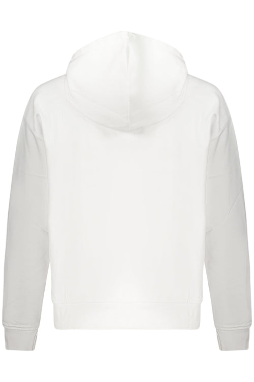 CALVIN KLEIN FELPA SENZA ZIP DONNA BIANCO - Grandi Firme Lab