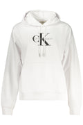 CALVIN KLEIN FELPA SENZA ZIP DONNA BIANCO - Grandi Firme Lab