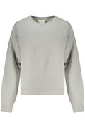 CALVIN KLEIN FELPA SENZA ZIP DONNA GRIGIO - Grandi Firme Lab