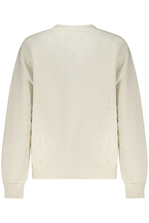 CALVIN KLEIN FELPA SENZA ZIP DONNA GRIGIO - Grandi Firme Lab
