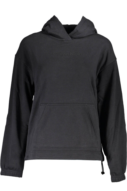 CALVIN KLEIN FELPA SENZA ZIP DONNA NERO - Grandi Firme Lab