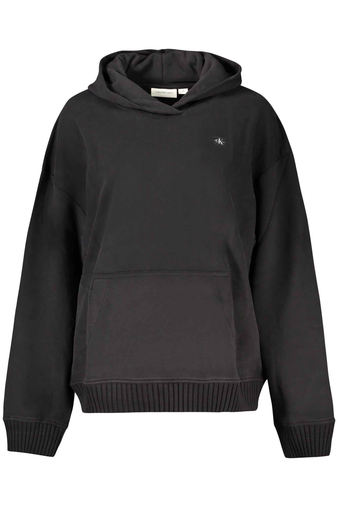 CALVIN KLEIN FELPA SENZA ZIP DONNA NERO - Grandi Firme Lab