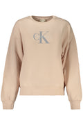 CALVIN KLEIN FELPA SENZA ZIP DONNA ROSA - Grandi Firme Lab