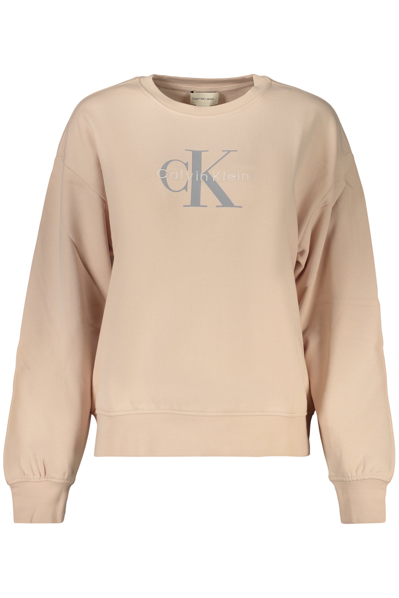 CALVIN KLEIN FELPA SENZA ZIP DONNA ROSA - Grandi Firme Lab