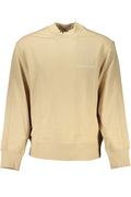 CALVIN KLEIN FELPA SENZA ZIP UOMO BEIGE - Grandi Firme Lab