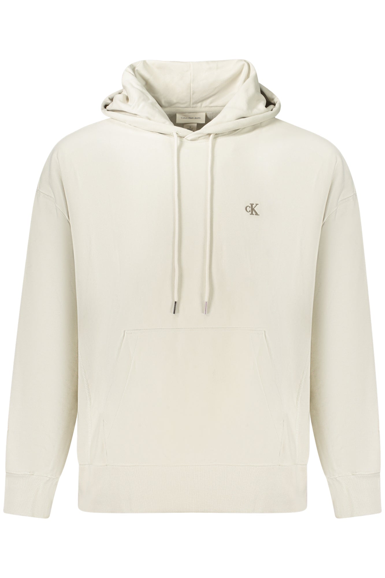 CALVIN KLEIN FELPA SENZA ZIP UOMO BEIGE - Grandi Firme Lab