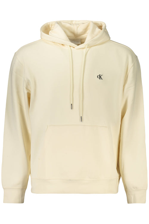 CALVIN KLEIN FELPA SENZA ZIP UOMO BEIGE - Grandi Firme Lab