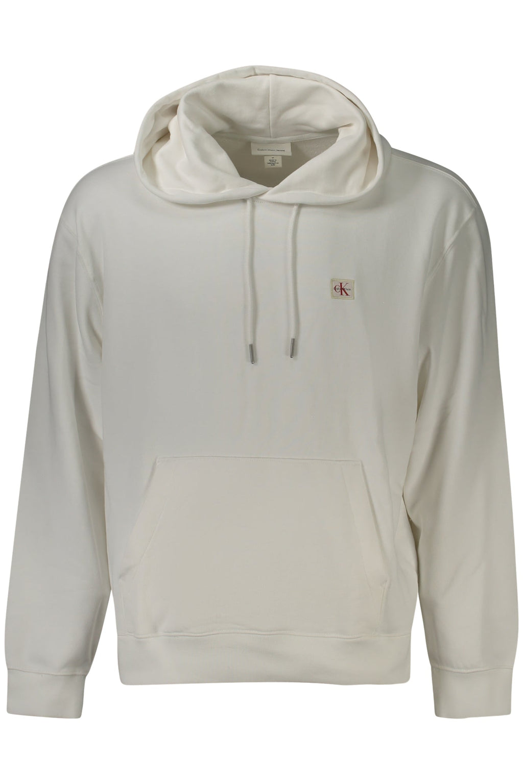 CALVIN KLEIN FELPA SENZA ZIP UOMO BIANCO - Grandi Firme Lab