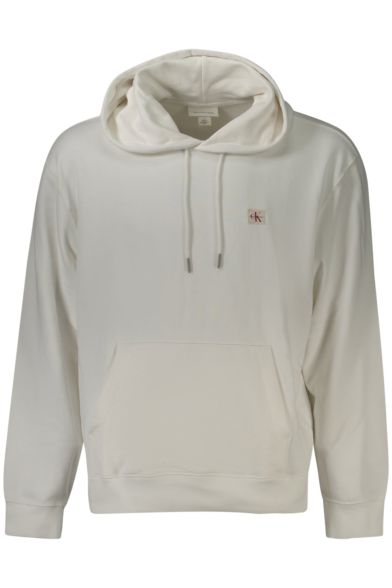 CALVIN KLEIN FELPA SENZA ZIP UOMO BIANCO - Grandi Firme Lab