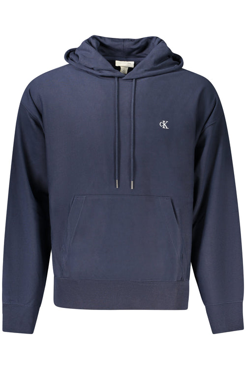CALVIN KLEIN FELPA SENZA ZIP UOMO BLU - Grandi Firme Lab