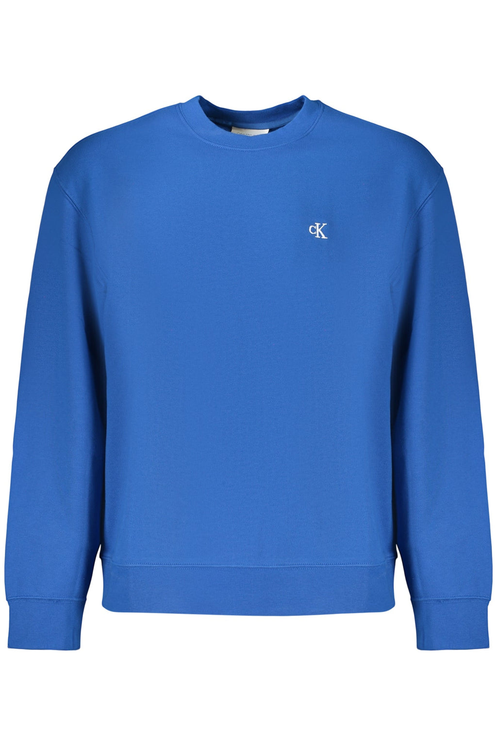CALVIN KLEIN FELPA SENZA ZIP UOMO BLU - Grandi Firme Lab