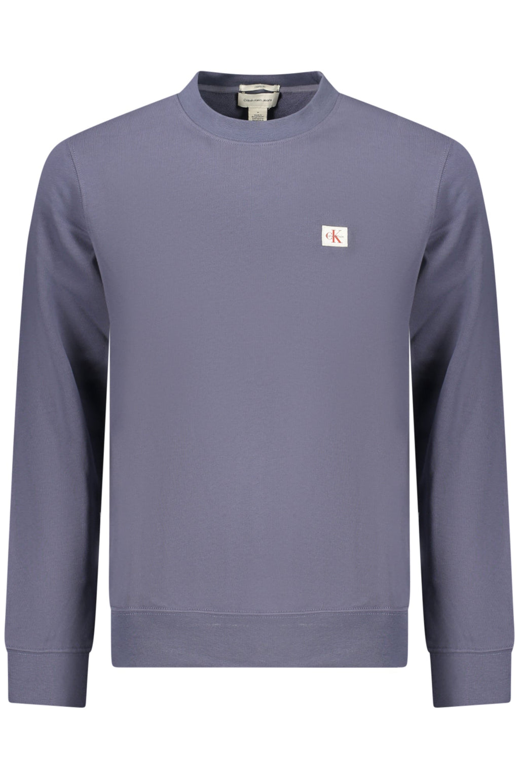 CALVIN KLEIN FELPA SENZA ZIP UOMO BLU - Grandi Firme Lab