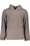 CALVIN KLEIN FELPA SENZA ZIP UOMO MARRONE - Grandi Firme Lab